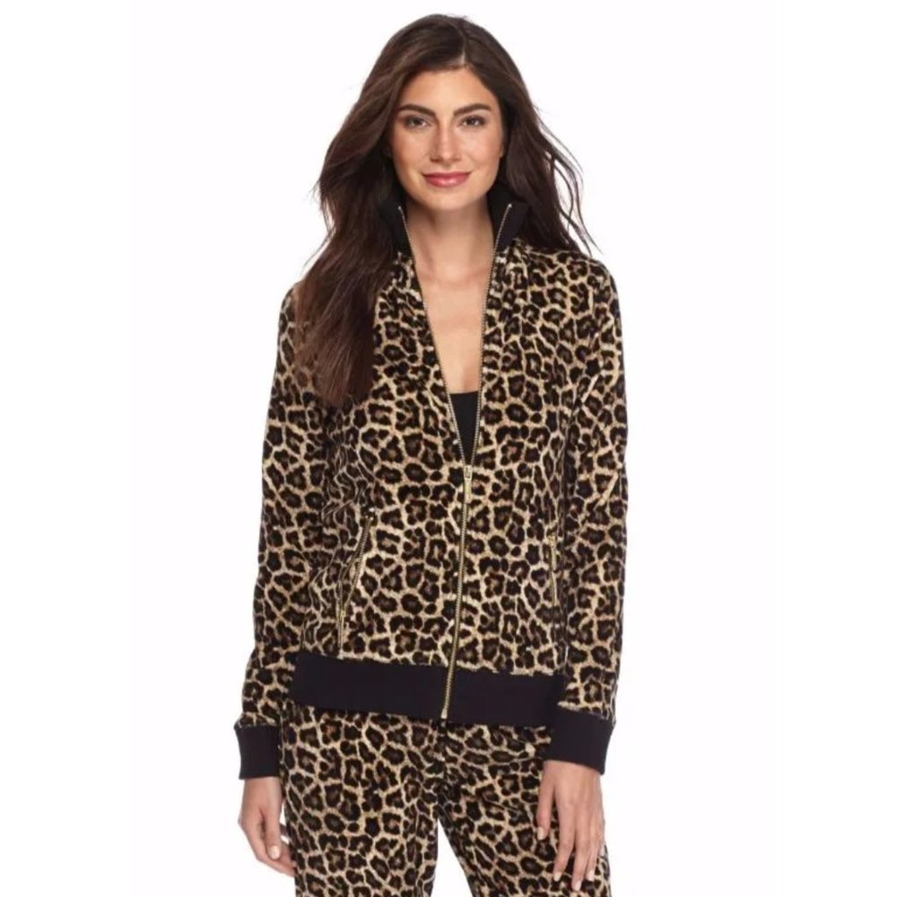 MICHAEL KORS VELVET TRACK JACKET